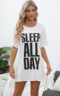 Lazy Girlfriend Sleep Shirt