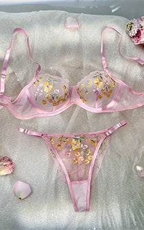Primrose Whispers Panty & Bra Mesh Set