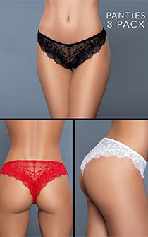 Liberty in Lace Panty Trio