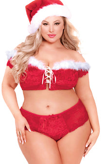 Santa Baby Panty & Bra Queen