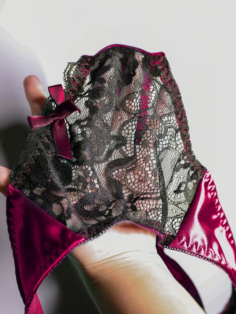 💗TM™ Elegant Lace Comfort Bra & Panty Set – Soft Sexy Lingerie