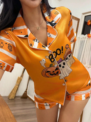 Pumpkin Pajama Party Set🎃✨