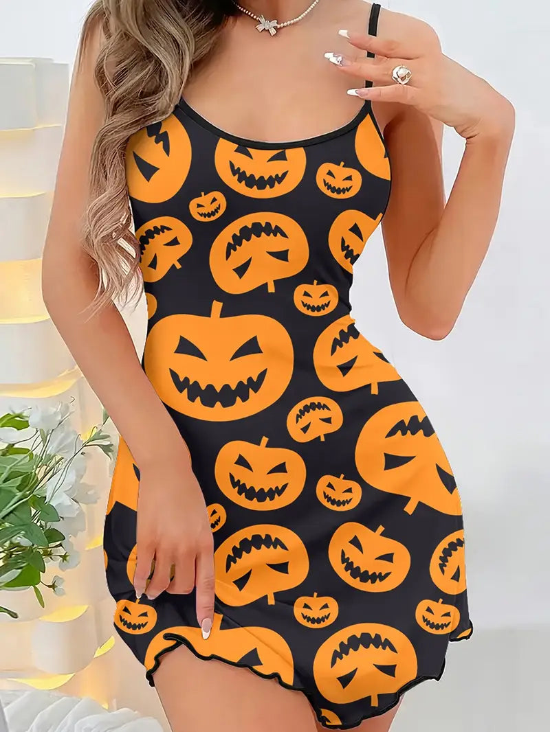 Pumpkin Kisses Babydoll 🎃🖤
