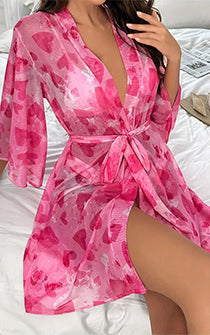 Sheer Kimono Robe