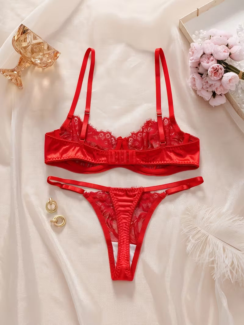 Scarlet Spell Panty Bra Set ❤️