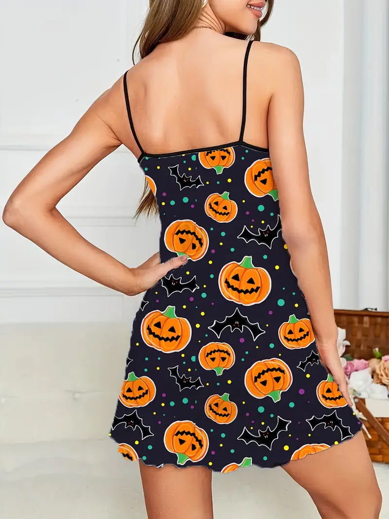 Midnight Pumpkin Kiss Nightie 🎃🖤