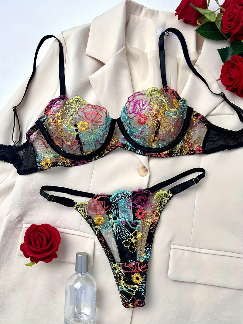 Secret New Years Garden Party Panty & Bra