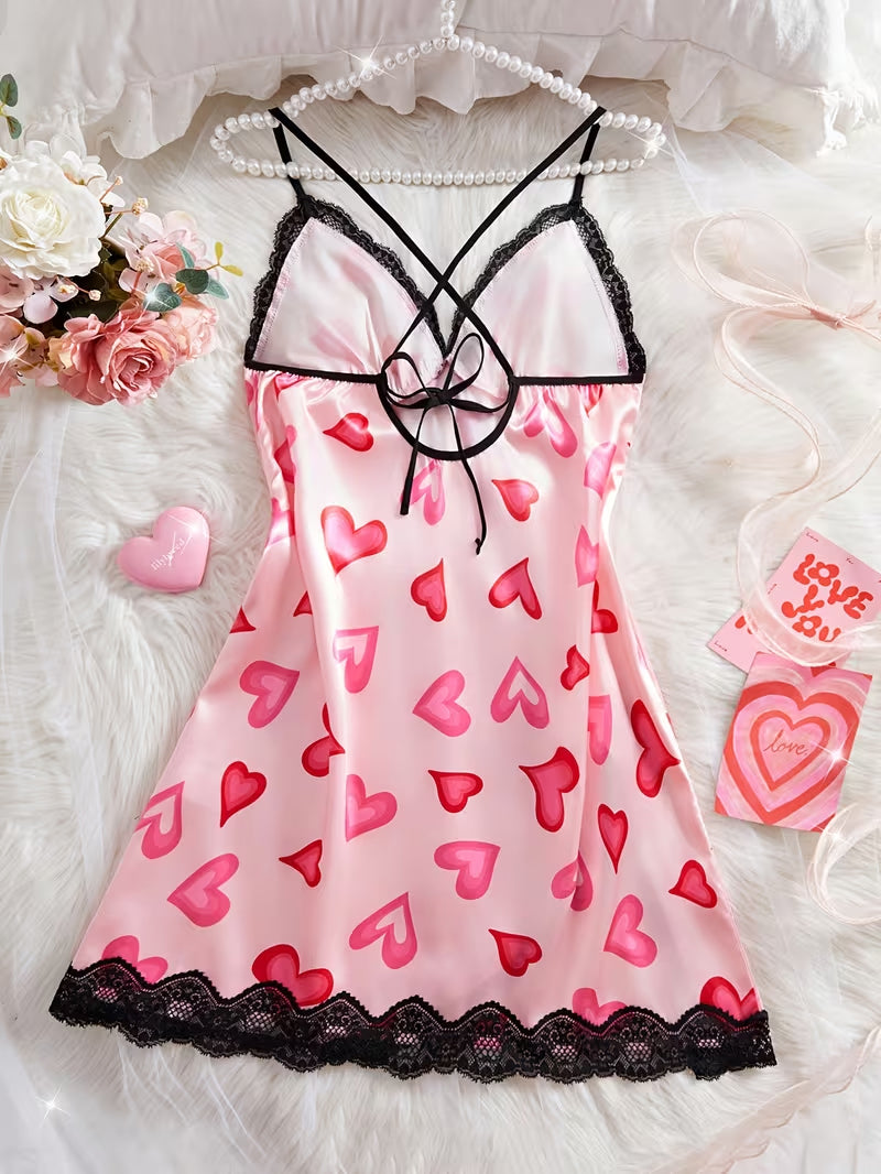 Sweet Secrets in Satin Babydoll 💕✨