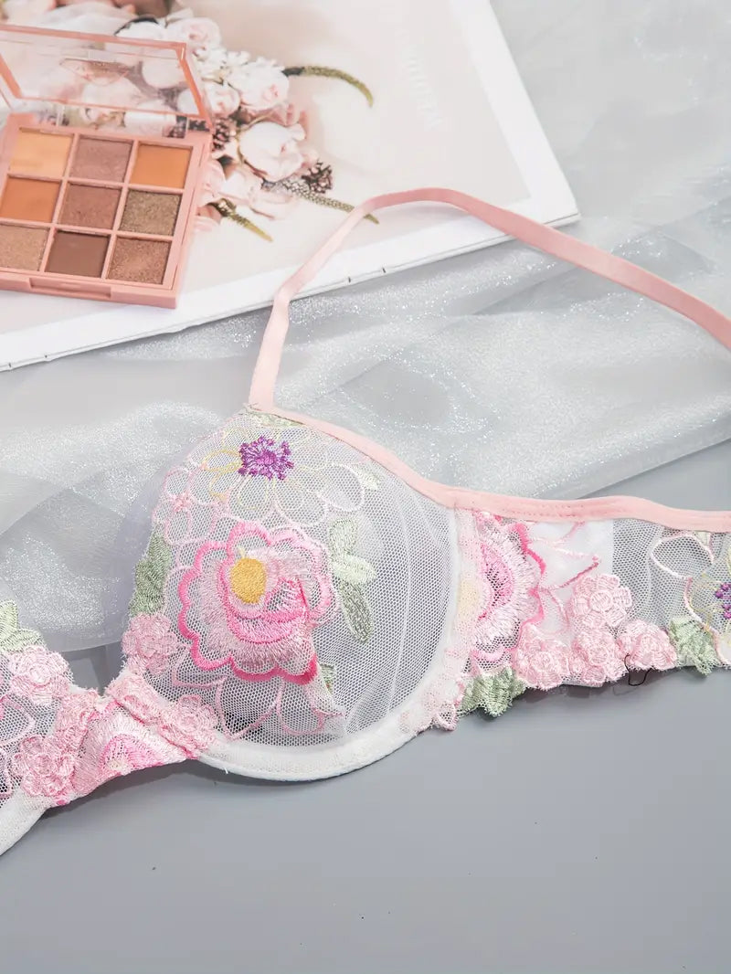 Floral Fantasy Panty & Bra Set