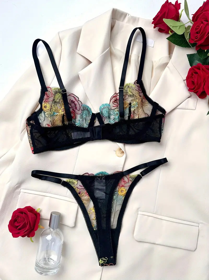 Secret New Years Garden Party Panty & Bra