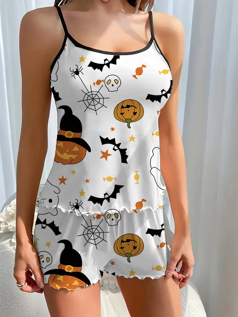 Kitty Ghost PJ Set 👻