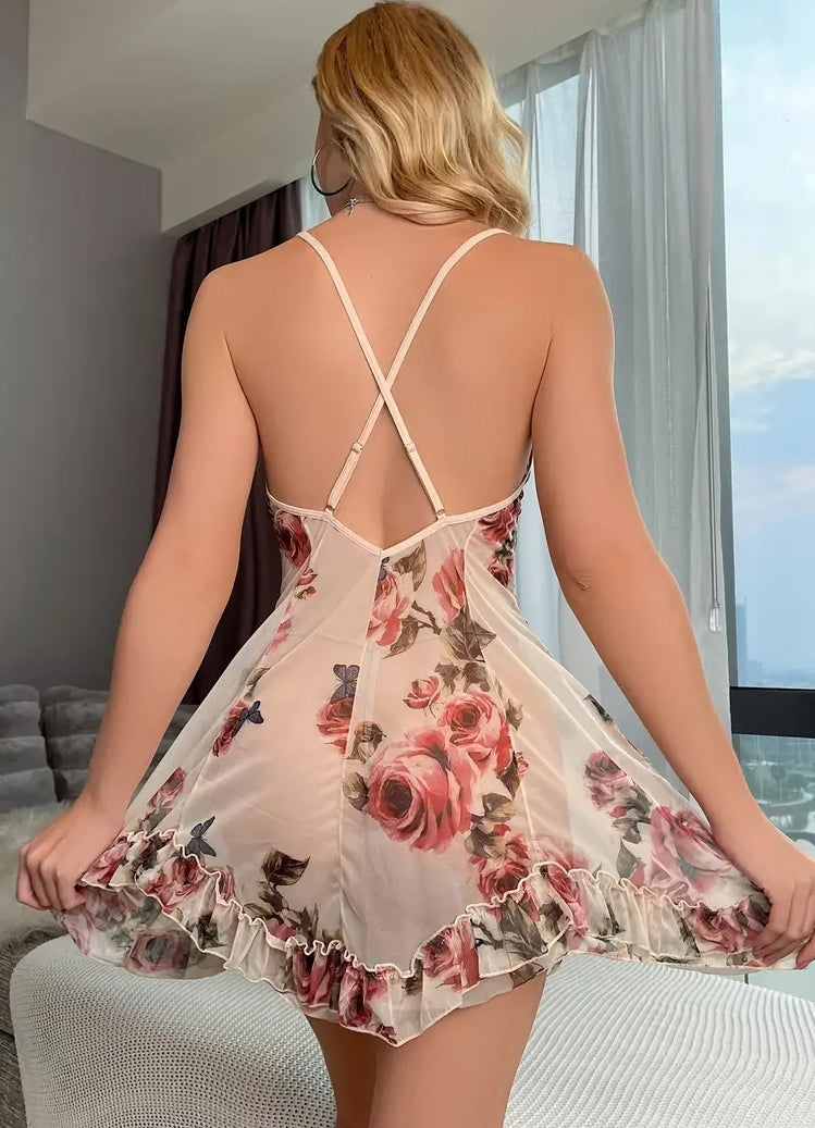 Autumn Roses Babydoll