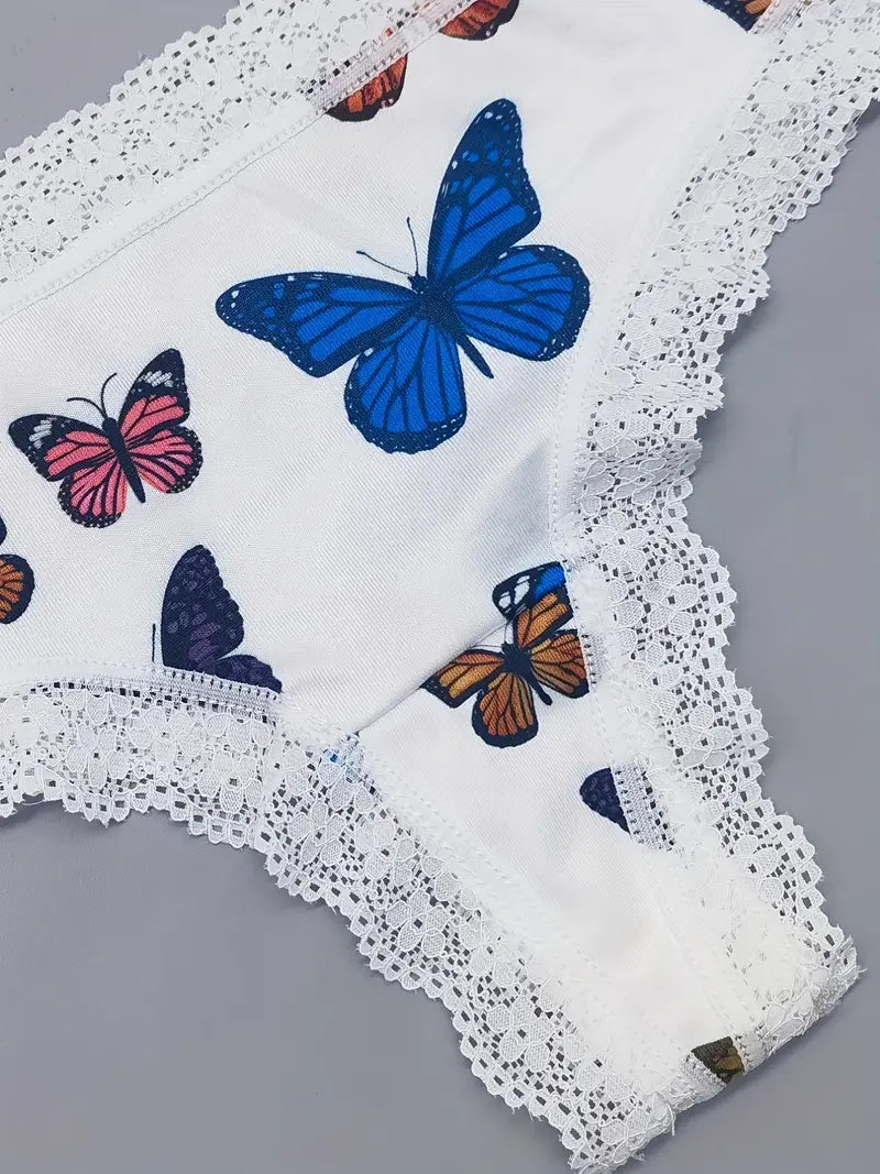 Fluttering Butterflies Thong