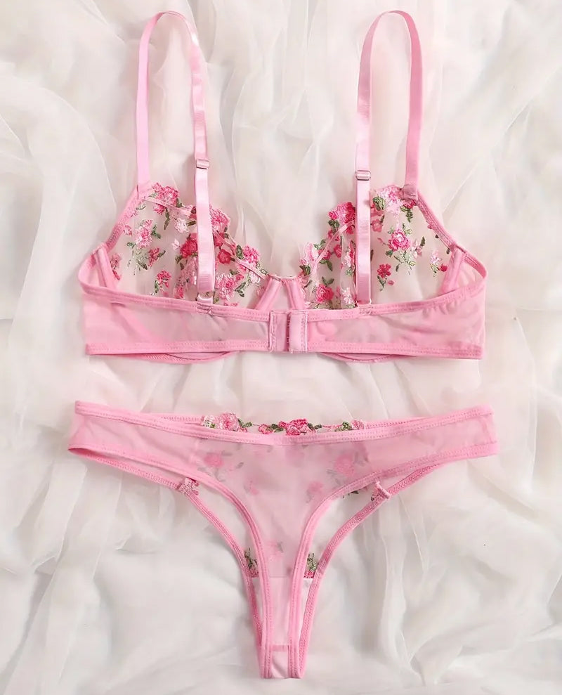 Everything's Coming Up Roses Panty & Bra