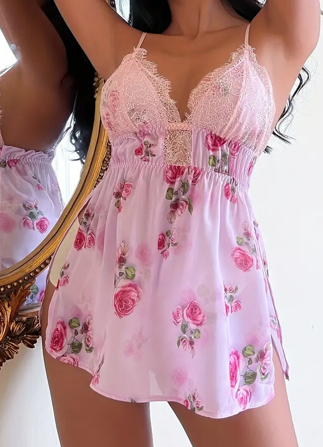 Romantic Roses Babydoll Nightie