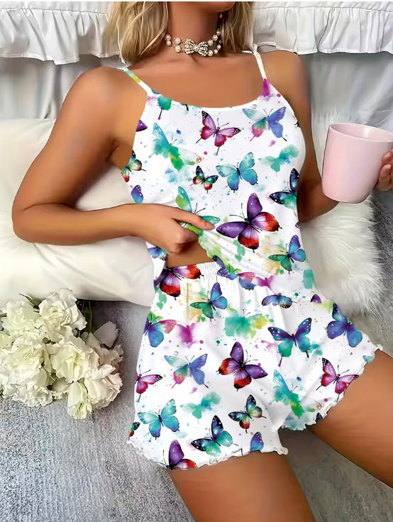 Butterfly Kiss Cami Set