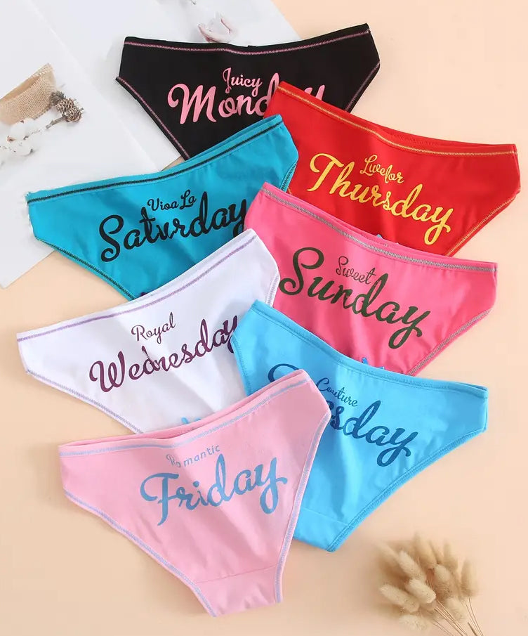Do You Know What Day It Is Panty Set