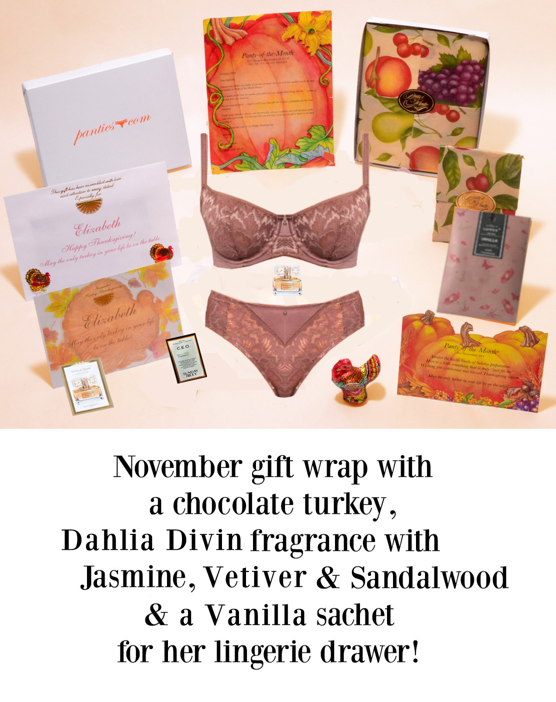 November Panty of the Month® - FREE Guaranteed Thanksgiving Delivery!