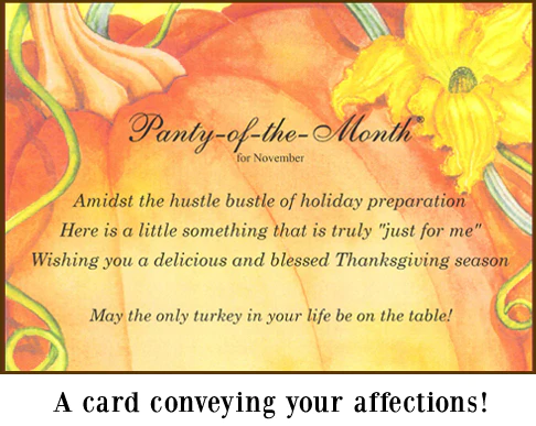 November Panty of the Month®