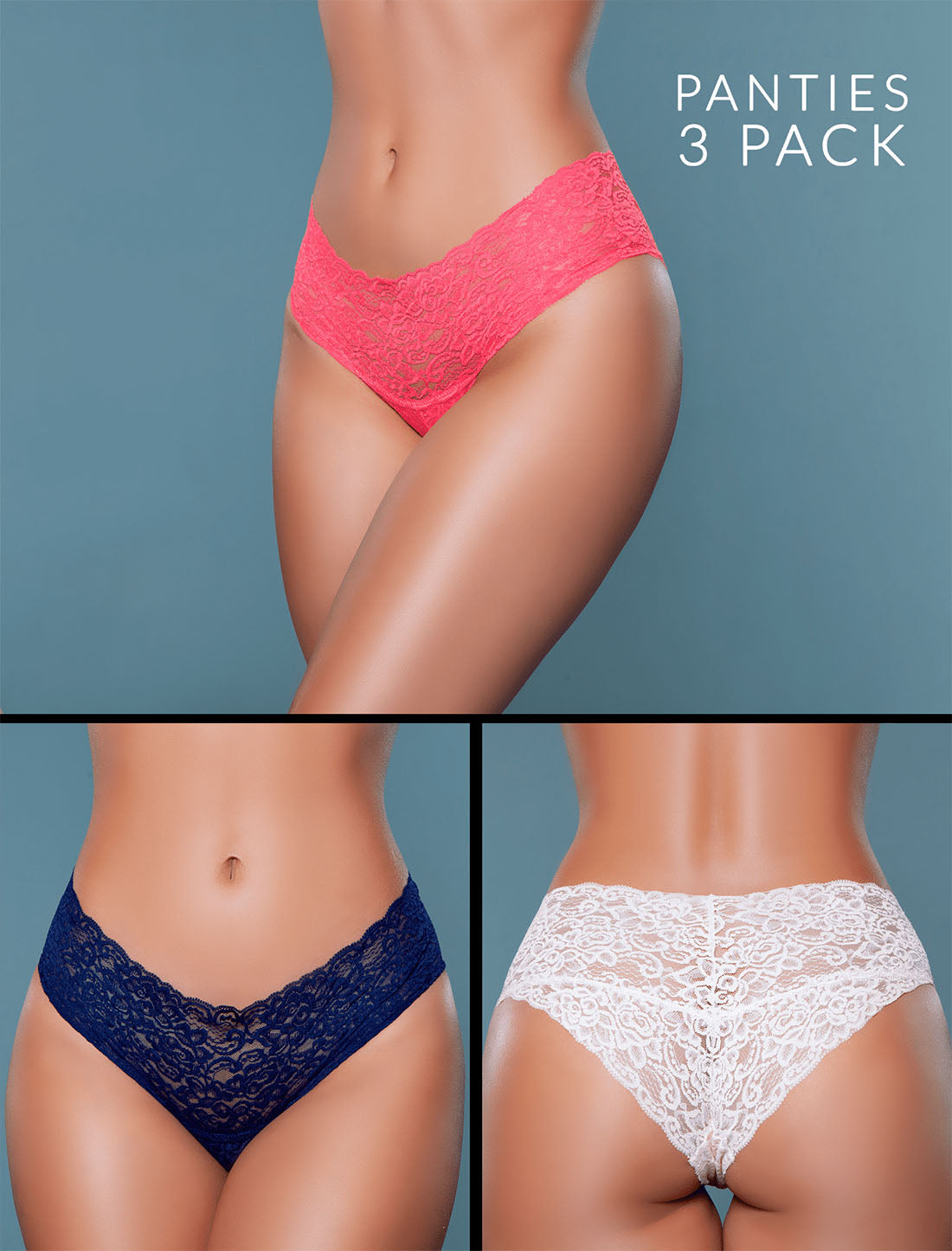 Pretty Paisley Panty Trio