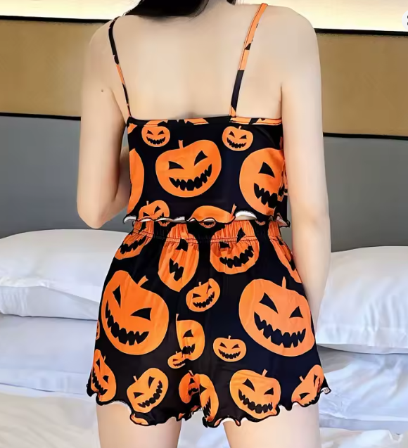 Movie Night Mischief Pajama Set 🎃