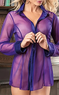Purple Wurple See-thru Shirt