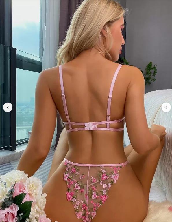 Kiss the Garden Bra & Tanga Set