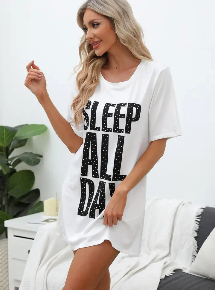 Lazy Girlfriend Sleep Shirt