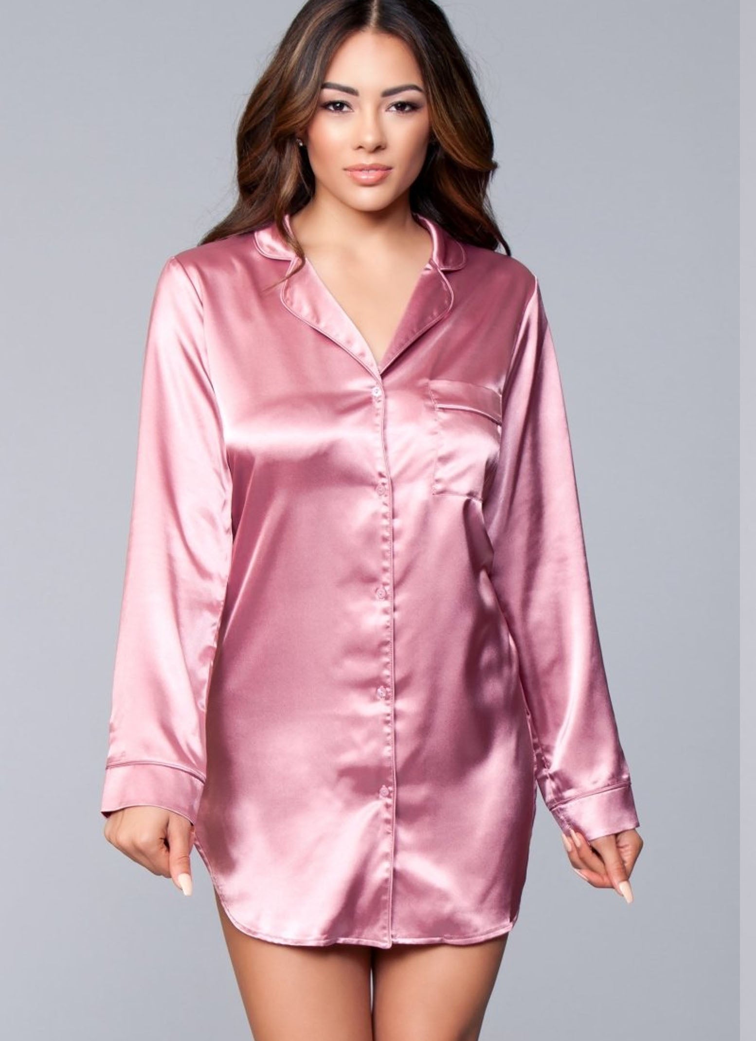 Silky Boyfriend Sleep Shirt