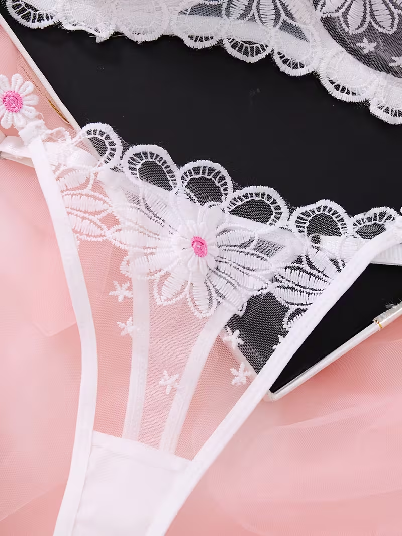 Pure Love White Lingerie Set 🤍💕