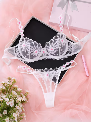 Pure Love White Lingerie Set 🤍💕