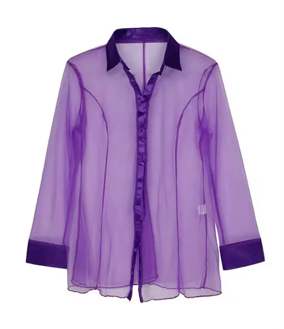 Purple Wurple See-thru Shirt