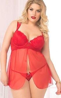 Flyaway Babydoll Plus Size - panties.com
