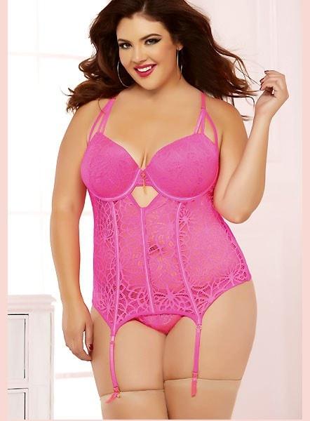 Ms Goody-Goody Super Sexy Corset Plus Size - panties.com