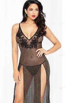 All that Glitters Gown Black - panties.com