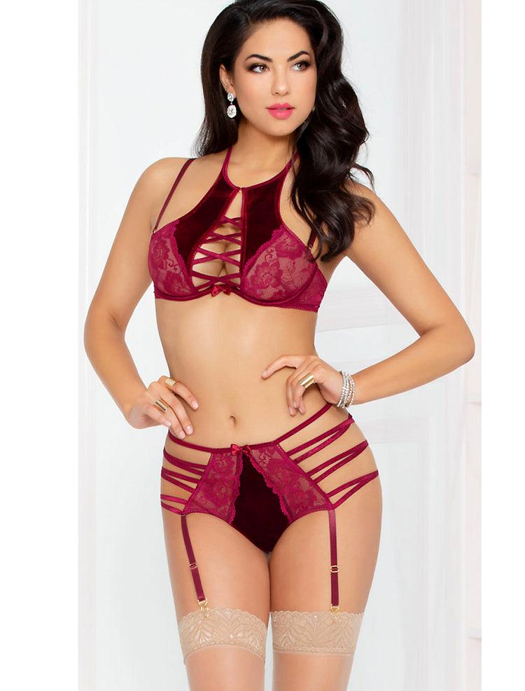 Smooth Like Velvet Panty & Bra Set - panties.com