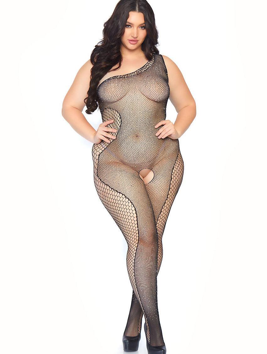 Drop Dead Diva Body Stocking w/Rhinestones Queen - panties.com