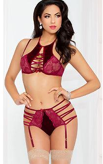 Smooth Like Velvet Panty & Bra Set - panties.com