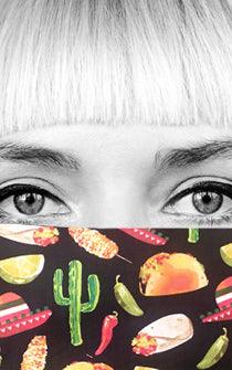 Chili Peppers Fancy Pants Mask - 100% Cotton - panties.com