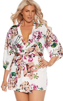 Lingerie Set with Robe-Queen