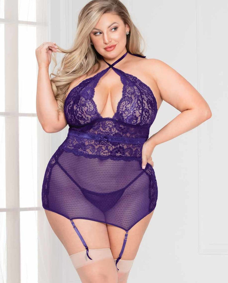 She's a Plum Chemise Queen
