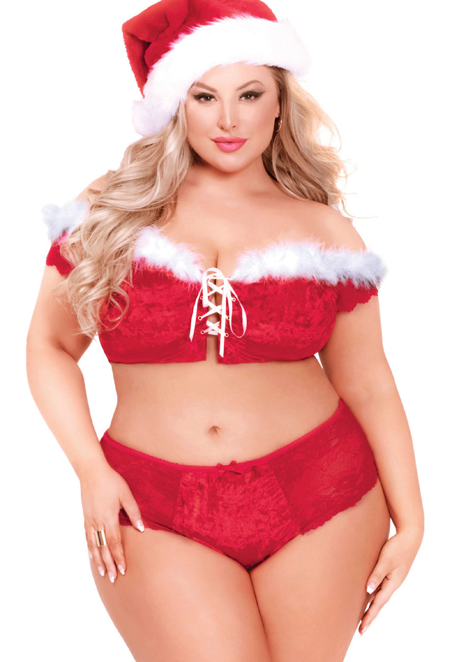 Santa Baby Panty & Bra Queen